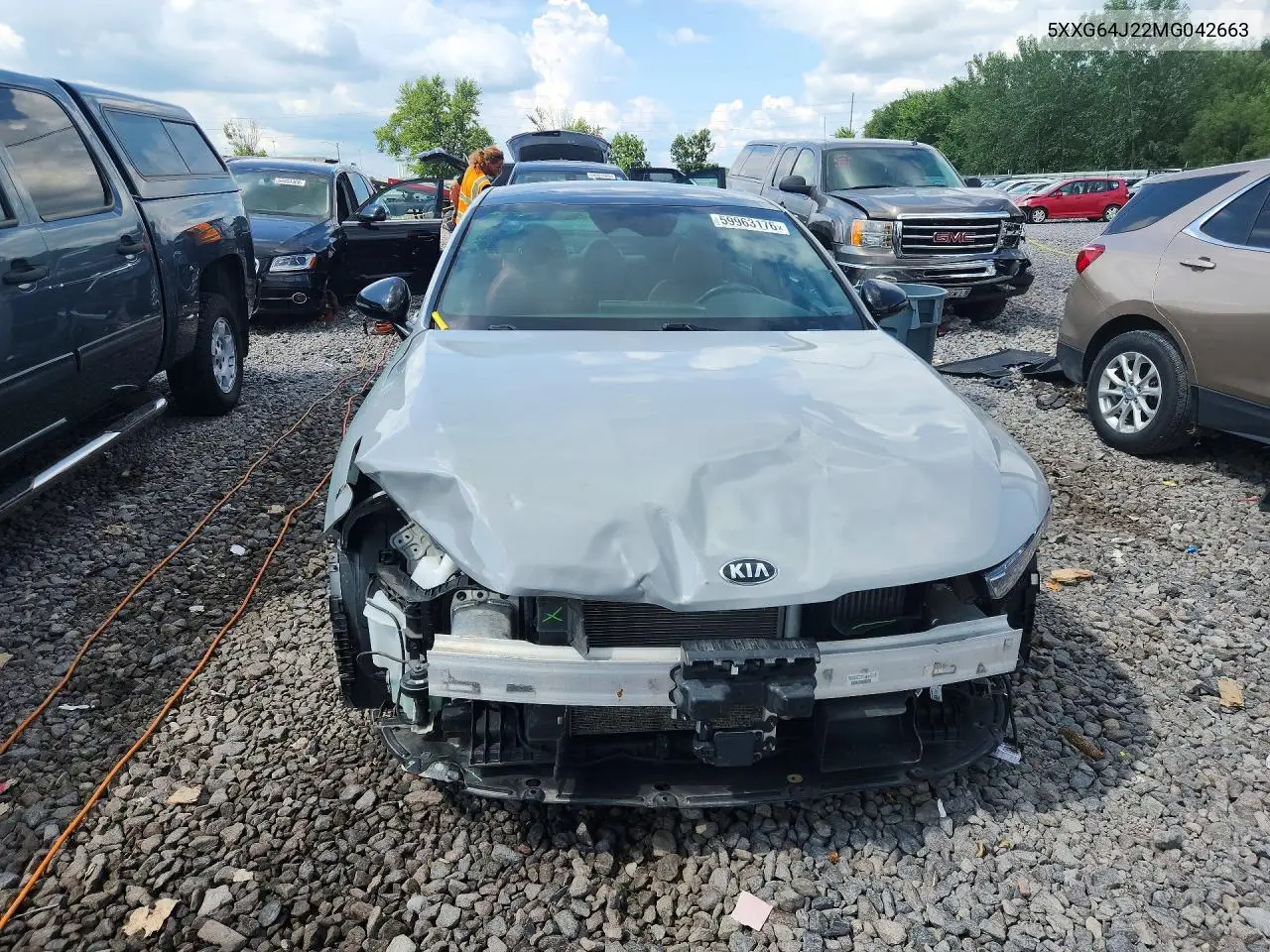 2021 Kia K5 Gt Line VIN: 5XXG64J22MG042663 Lot: 59963176