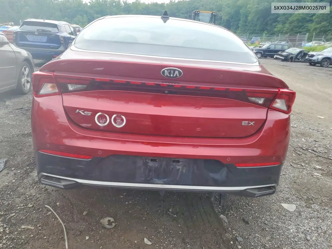 2021 Kia K5 Ex VIN: 5XXG34J28MG025701 Lot: 60316546