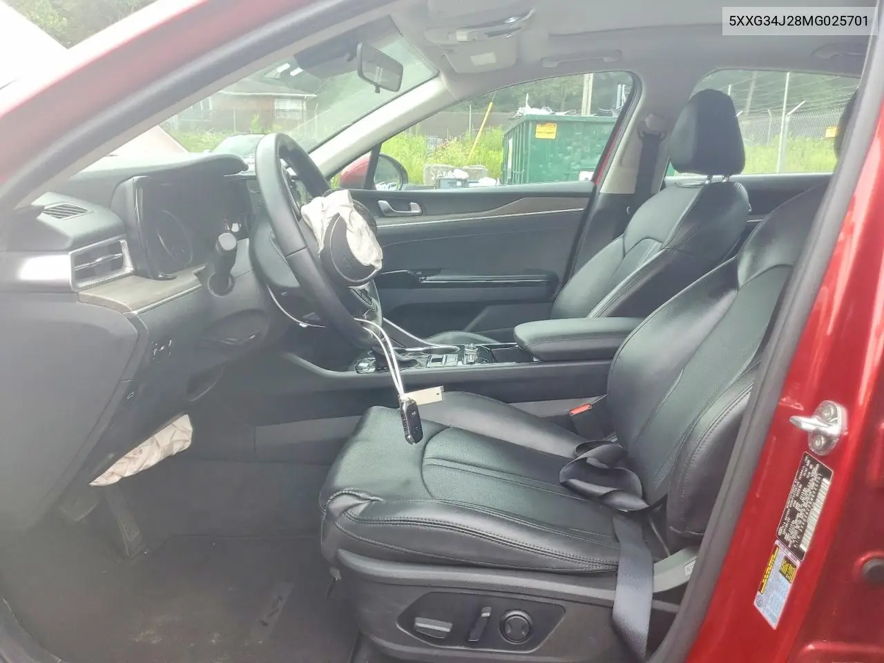 2021 Kia K5 Ex VIN: 5XXG34J28MG025701 Lot: 60316546