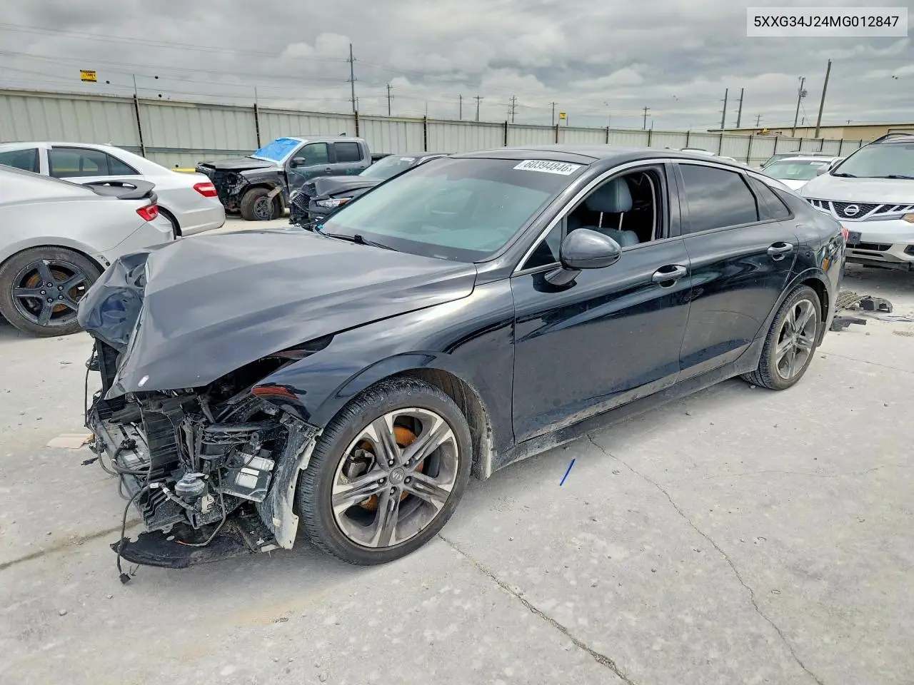 2021 Kia K5 Ex VIN: 5XXG34J24MG012847 Lot: 60394846