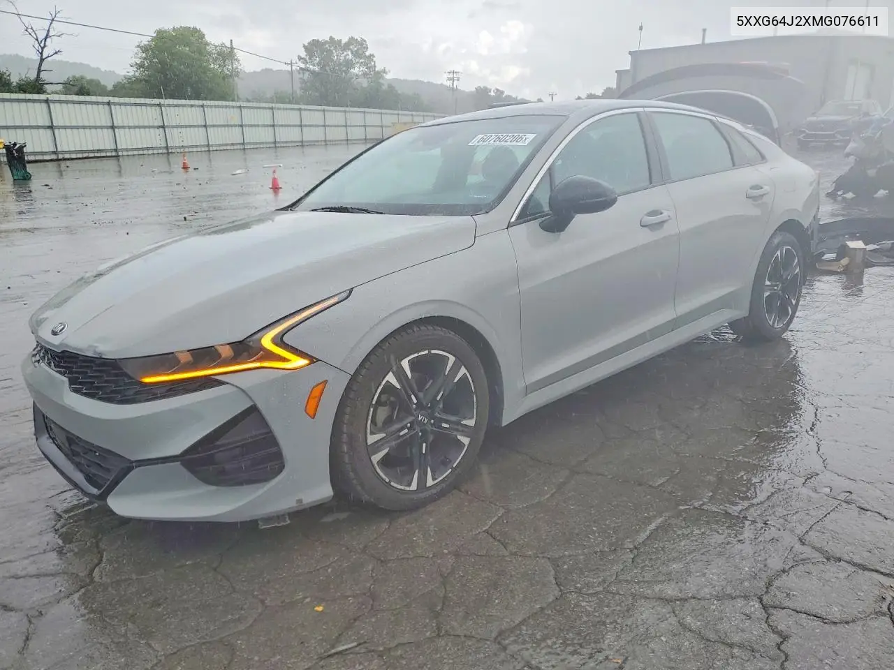2021 Kia K5 Gt Line VIN: 5XXG64J2XMG076611 Lot: 60760206