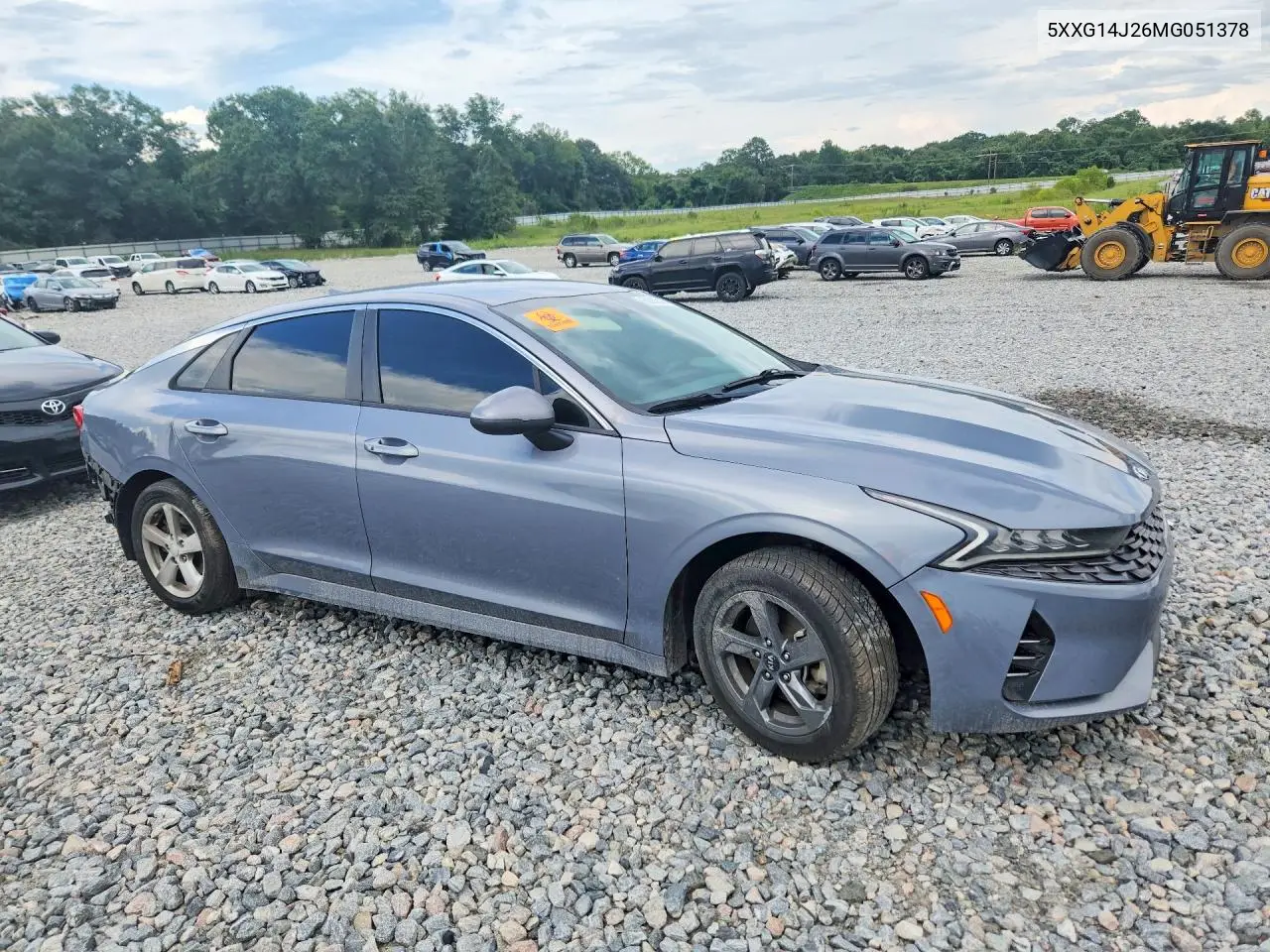 2021 Kia K5 Lxs VIN: 5XXG14J26MG051378 Lot: 60833516
