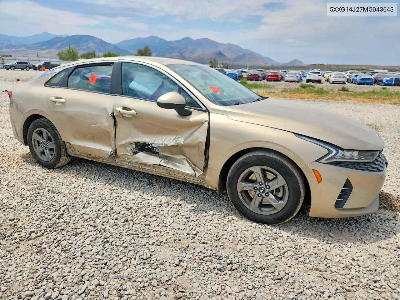 2021 Kia K5 Lxs VIN: 5XXG14J27MG043645 Lot: 60869626