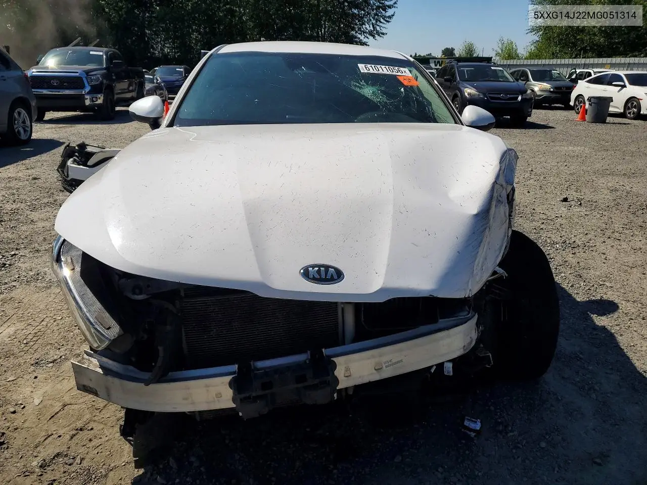 2021 Kia K5 Lxs VIN: 5XXG14J22MG051314 Lot: 61011056