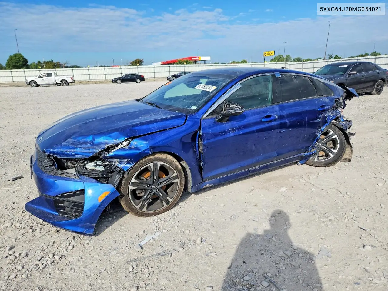 2021 Kia K5 Gt Line VIN: 5XXG64J20MG054021 Lot: 61180016