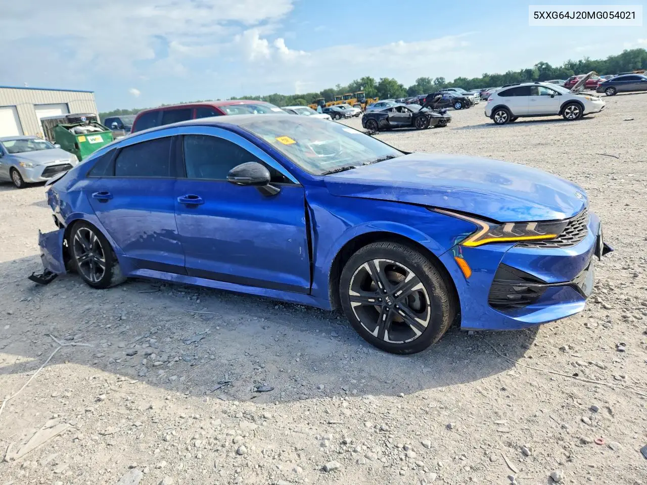 2021 Kia K5 Gt Line VIN: 5XXG64J20MG054021 Lot: 61180016