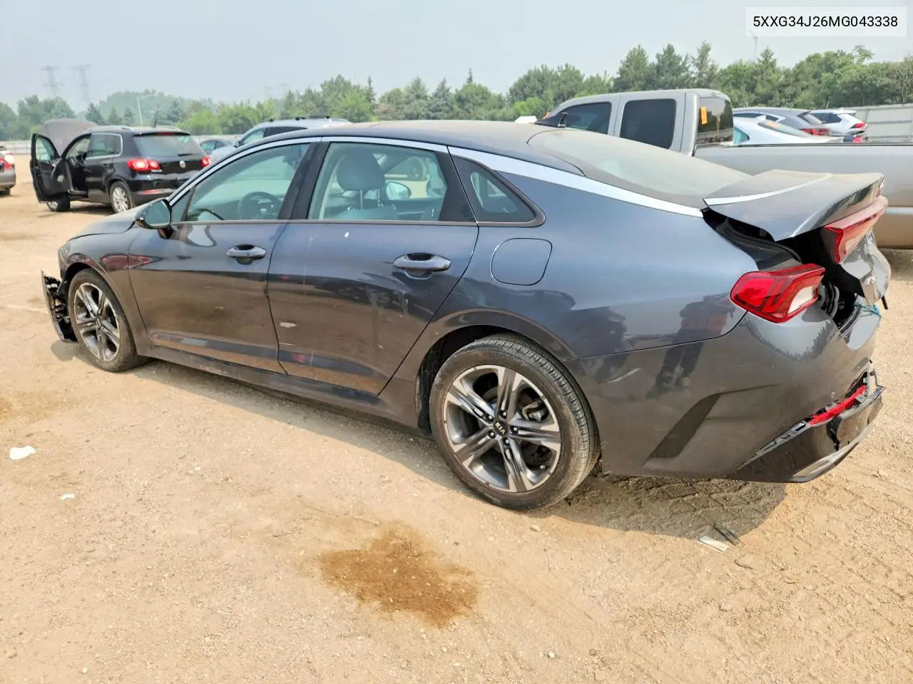 2021 Kia K5 Ex VIN: 5XXG34J26MG043338 Lot: 61180556