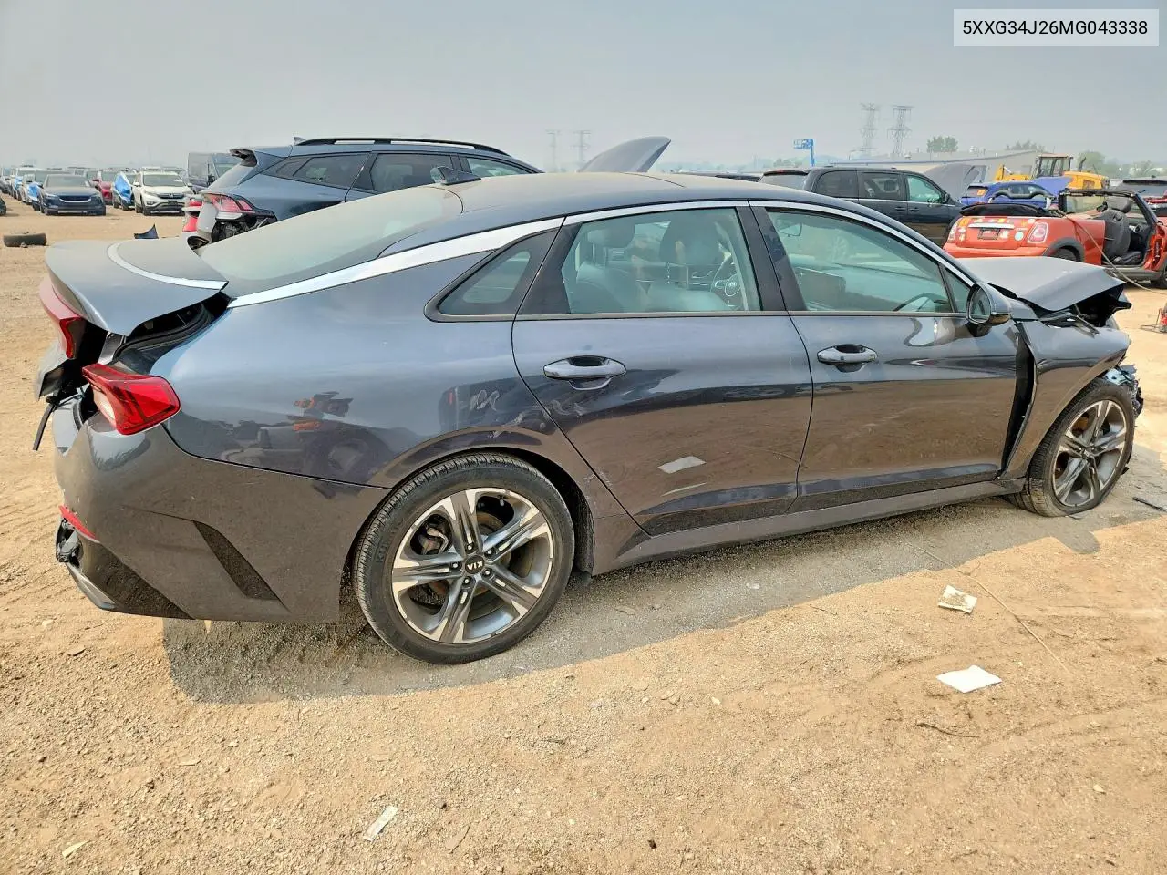 2021 Kia K5 Ex VIN: 5XXG34J26MG043338 Lot: 61180556