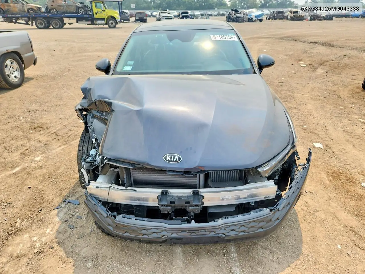 2021 Kia K5 Ex VIN: 5XXG34J26MG043338 Lot: 61180556