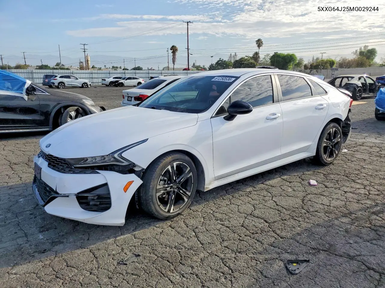 2021 Kia K5 Gt Line VIN: 5XXG64J25MG029244 Lot: 61250536