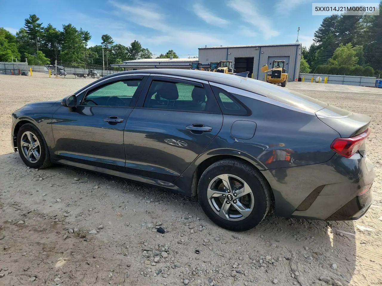 2021 Kia K5 Lxs VIN: 5XXG14J21MG008101 Lot: 61311776