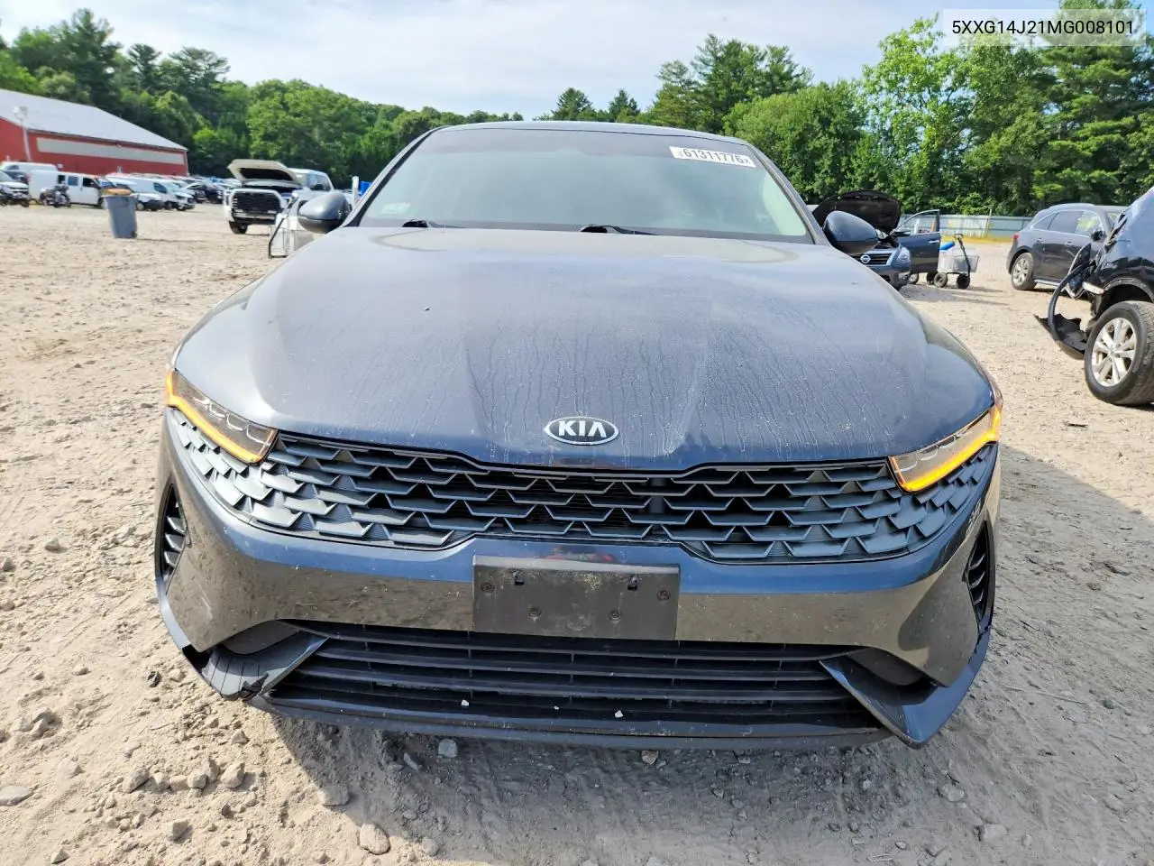 2021 Kia K5 Lxs VIN: 5XXG14J21MG008101 Lot: 61311776