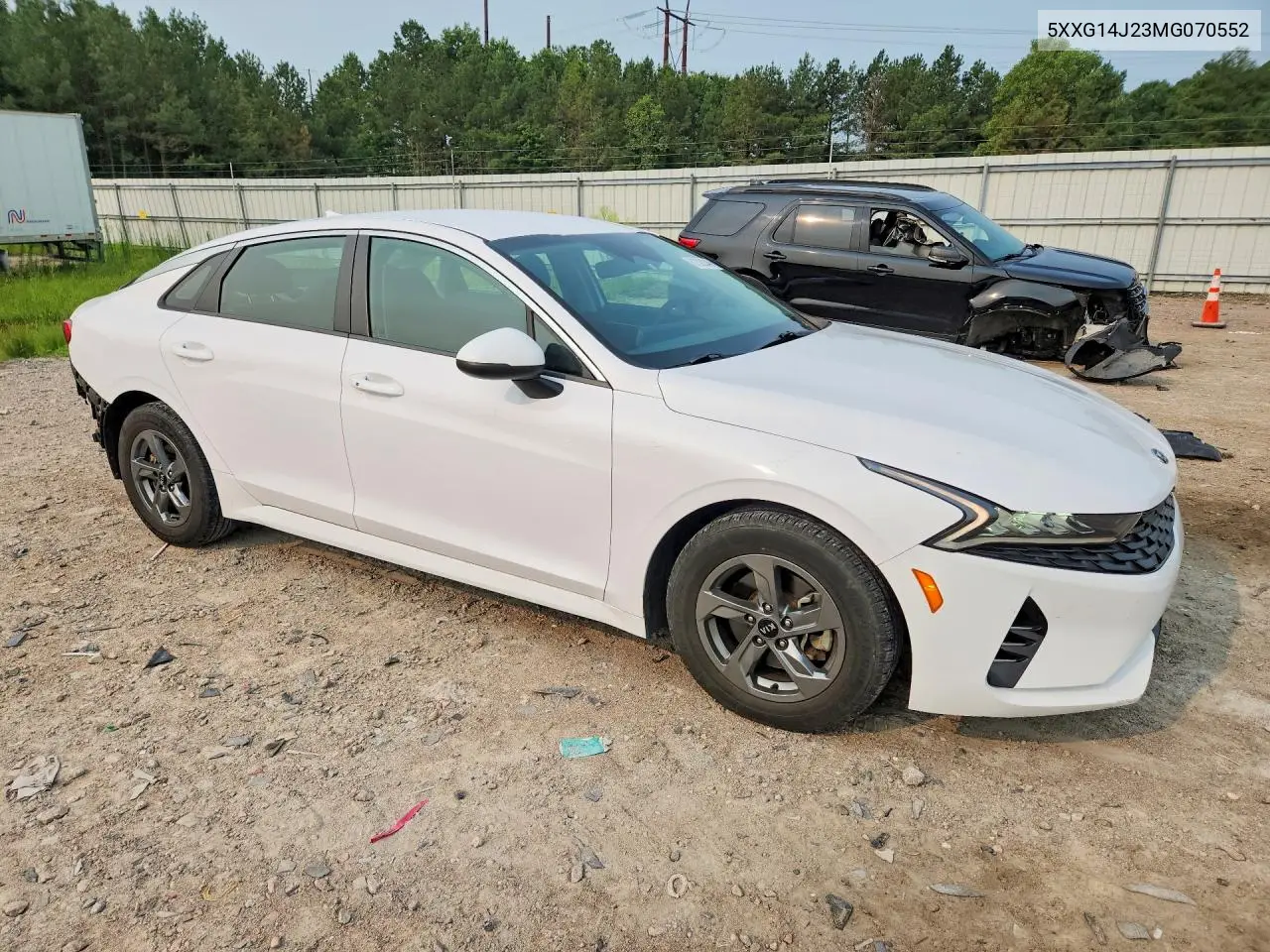 2021 Kia K5 Lxs VIN: 5XXG14J23MG070552 Lot: 61320346