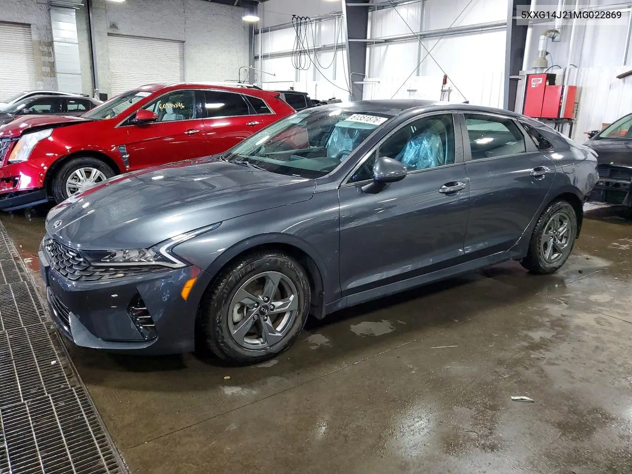 2021 Kia K5 Lxs VIN: 5XXG14J21MG022869 Lot: 61351876