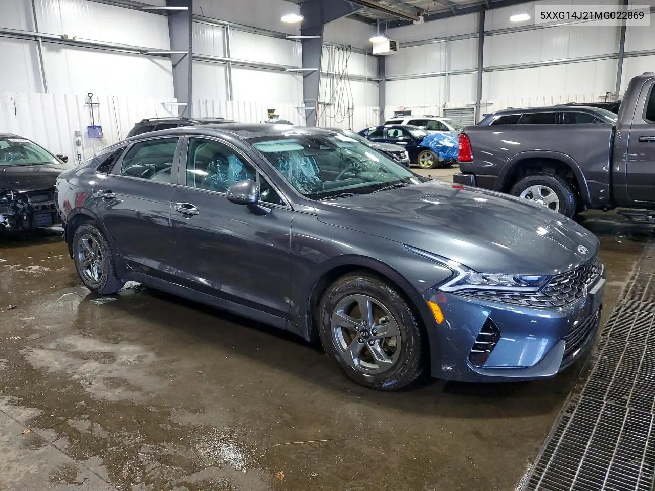 2021 Kia K5 Lxs VIN: 5XXG14J21MG022869 Lot: 61351876