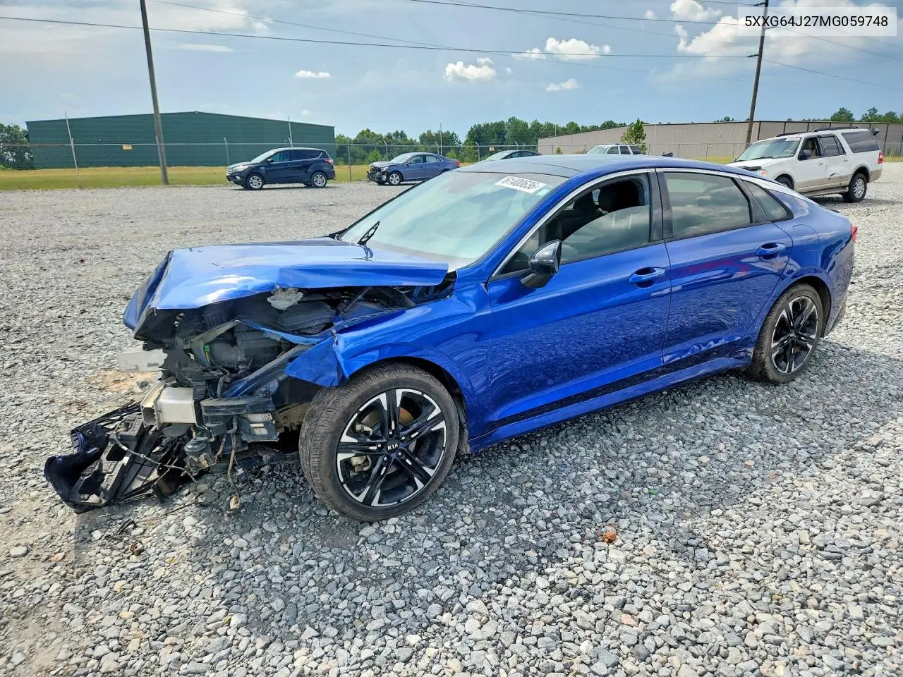 2021 Kia K5 Gt Line VIN: 5XXG64J27MG059748 Lot: 61400636