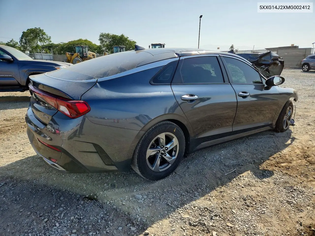 2021 Kia K5 Lxs VIN: 5XXG14J2XMG002412 Lot: 61440236