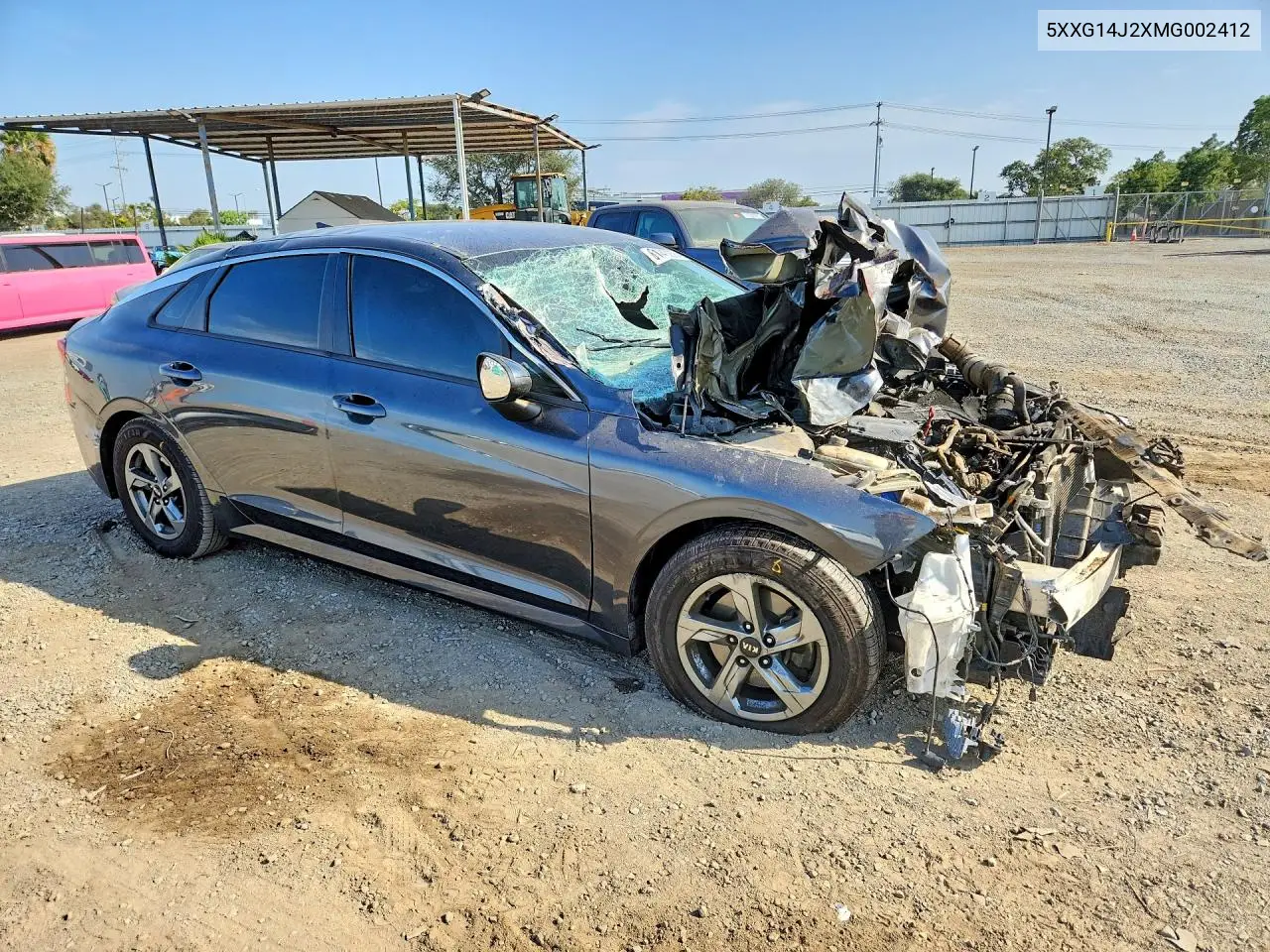 2021 Kia K5 Lxs VIN: 5XXG14J2XMG002412 Lot: 61440236