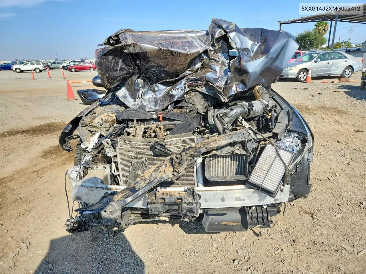 2021 Kia K5 Lxs VIN: 5XXG14J2XMG002412 Lot: 61440236