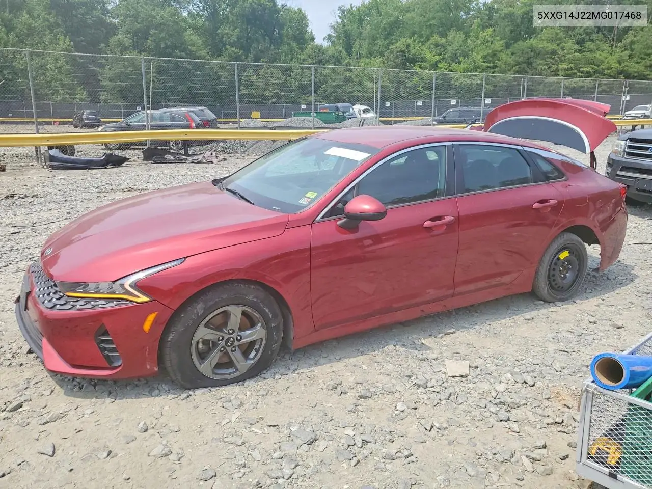 2021 Kia K5 Lxs VIN: 5XXG14J22MG017468 Lot: 61478156