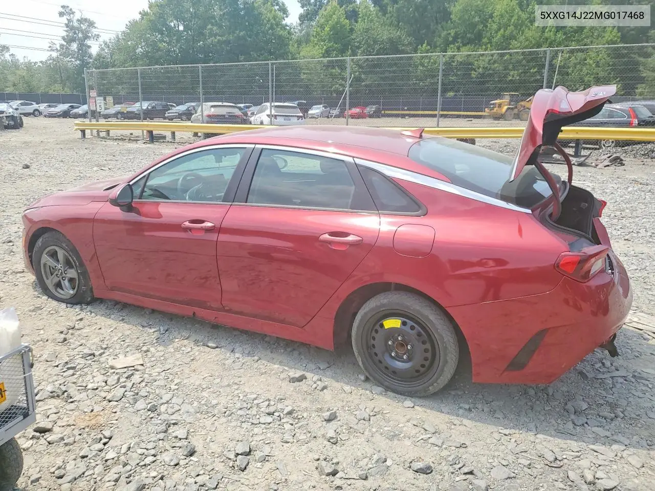 2021 Kia K5 Lxs VIN: 5XXG14J22MG017468 Lot: 61478156
