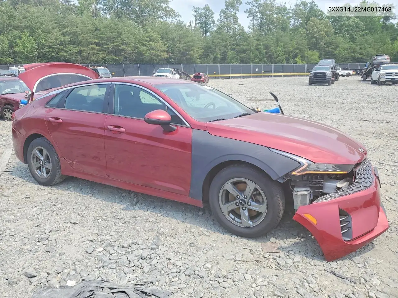 2021 Kia K5 Lxs VIN: 5XXG14J22MG017468 Lot: 61478156