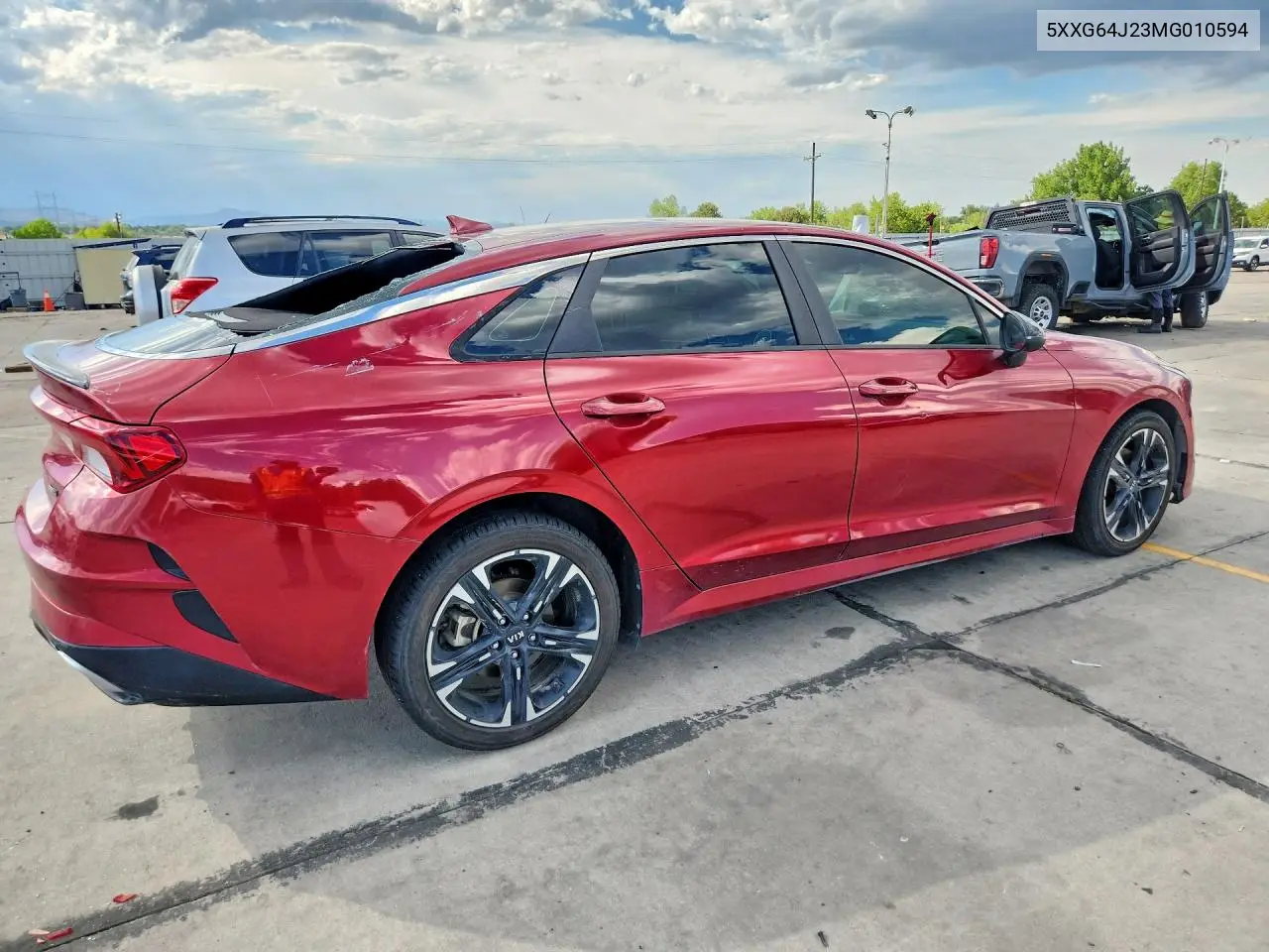 2021 Kia K5 Gt Line VIN: 5XXG64J23MG010594 Lot: 61905946