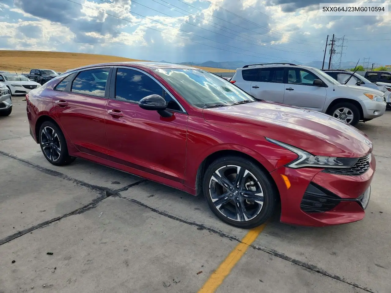 2021 Kia K5 Gt Line VIN: 5XXG64J23MG010594 Lot: 61905946