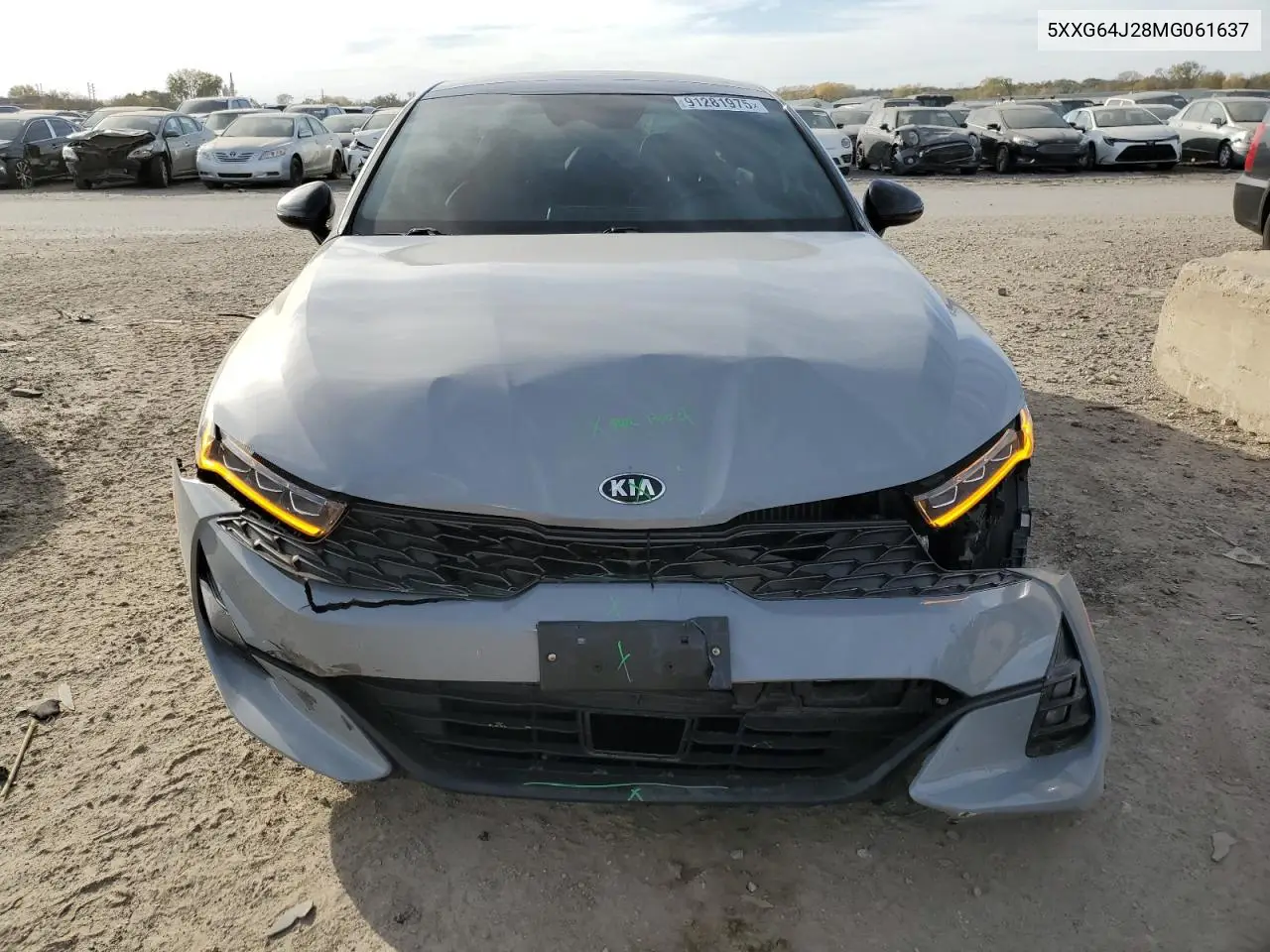 5XXG64J28MG061637 2021 Kia K5 Gt Line
