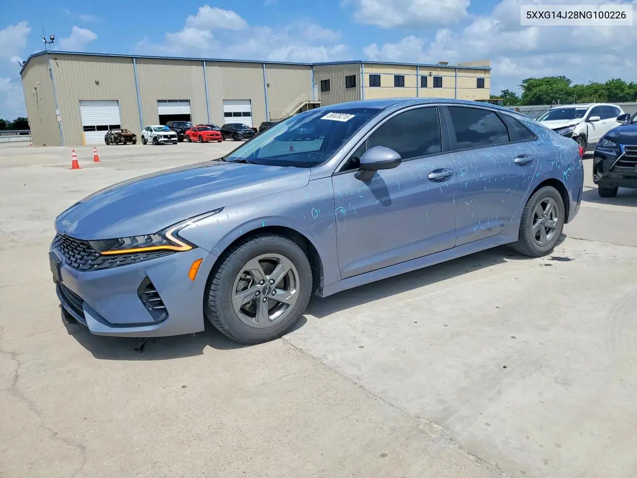 2022 Kia K5 Lxs VIN: 5XXG14J28NG100226 Lot: 56528216