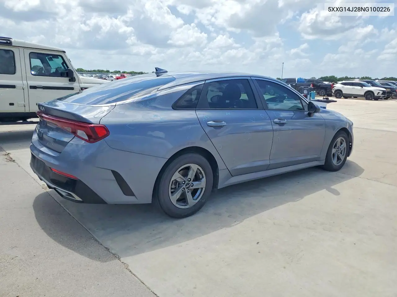 2022 Kia K5 Lxs VIN: 5XXG14J28NG100226 Lot: 56528216