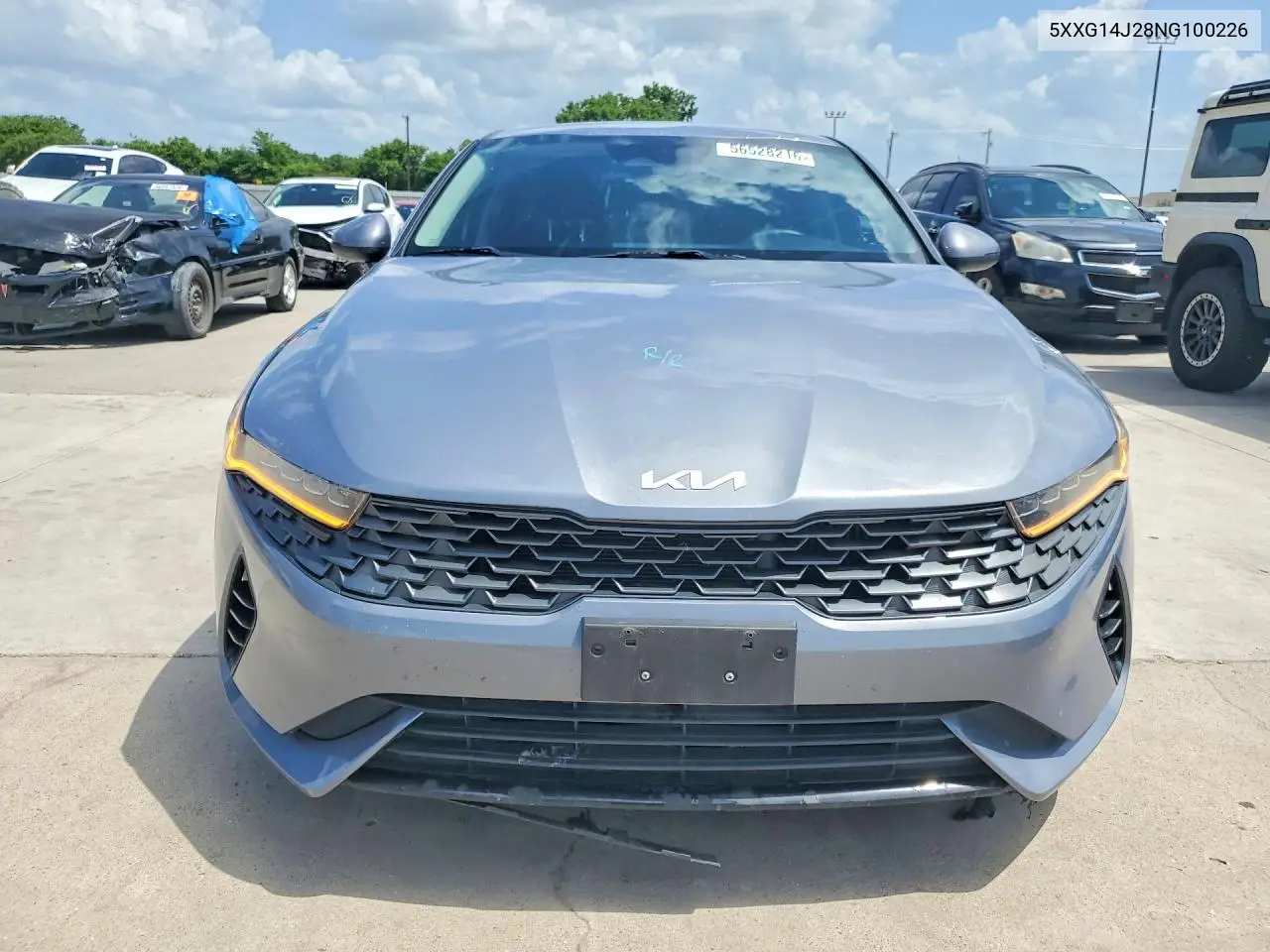 2022 Kia K5 Lxs VIN: 5XXG14J28NG100226 Lot: 56528216