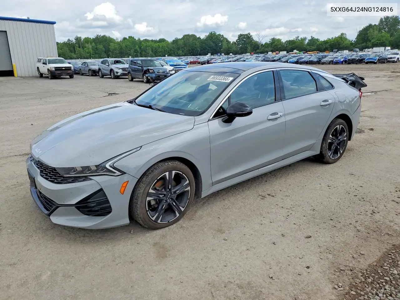 2022 Kia K5 Gt Line VIN: 5XXG64J24NG124816 Lot: 56933366