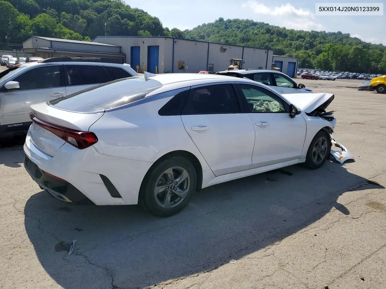 2022 Kia K5 Lxs VIN: 5XXG14J20NG123399 Lot: 57013506