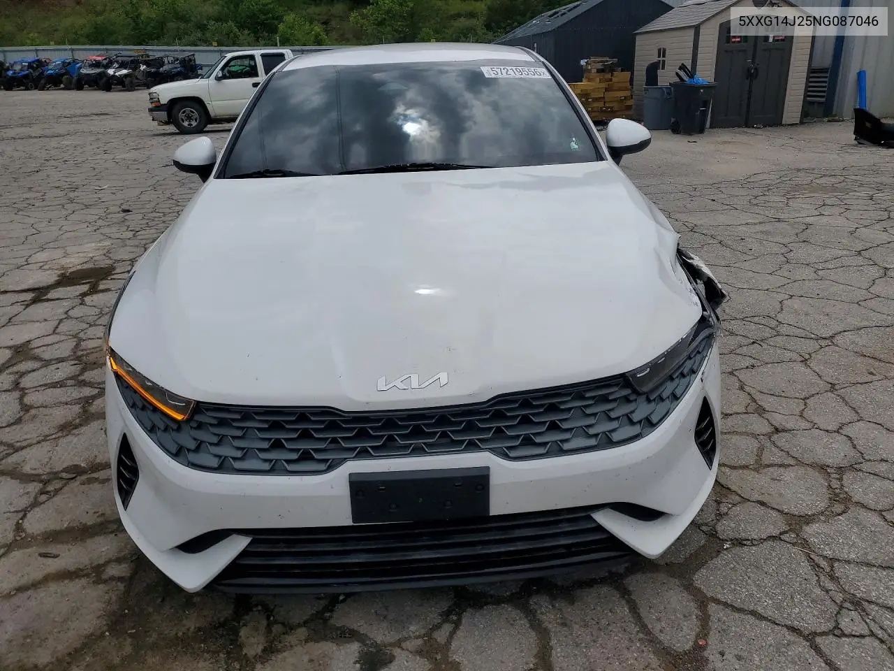 2022 Kia K5 Lxs VIN: 5XXG14J25NG087046 Lot: 57219556