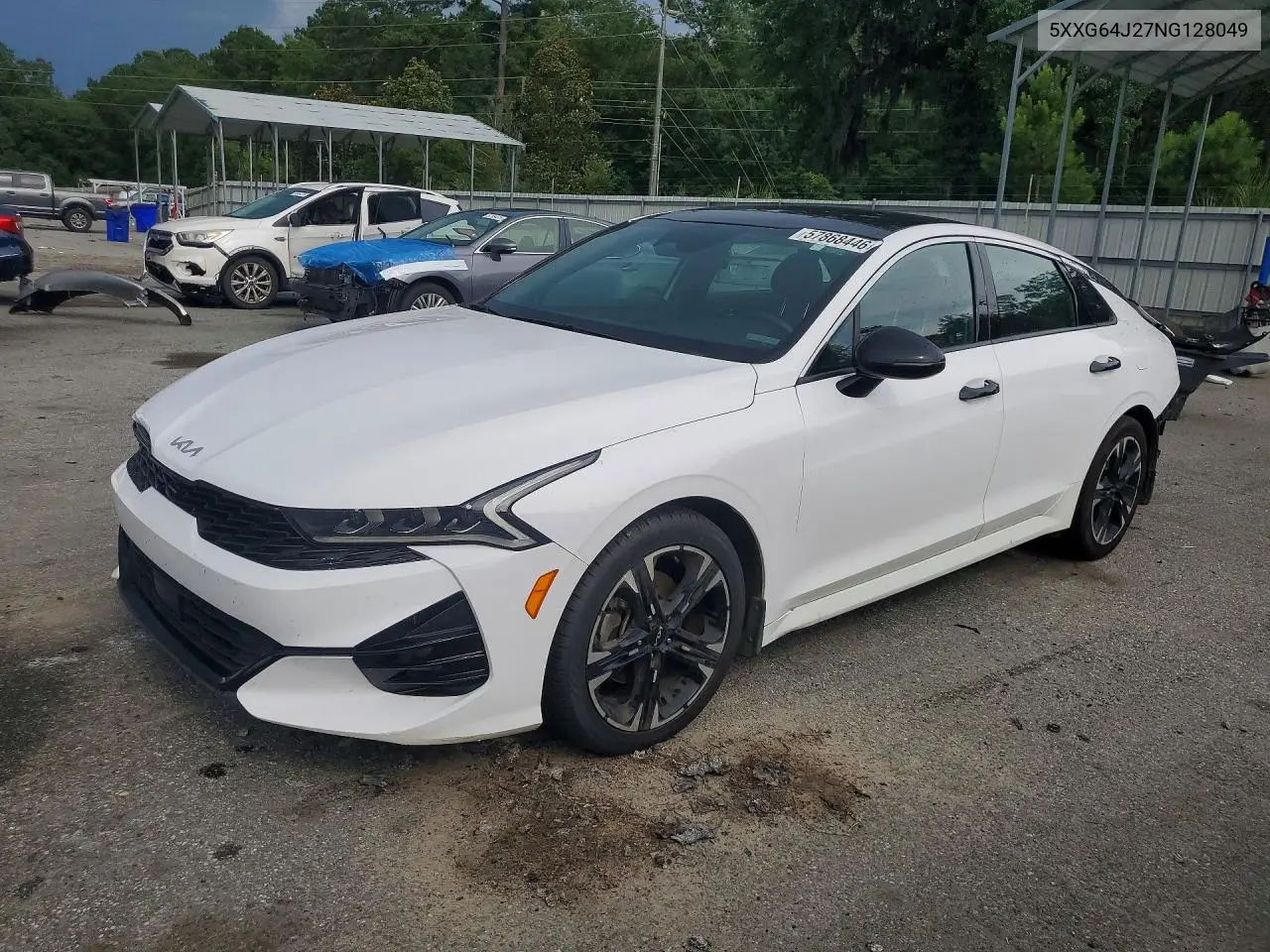 2022 Kia K5 Gt Line VIN: 5XXG64J27NG128049 Lot: 57868446
