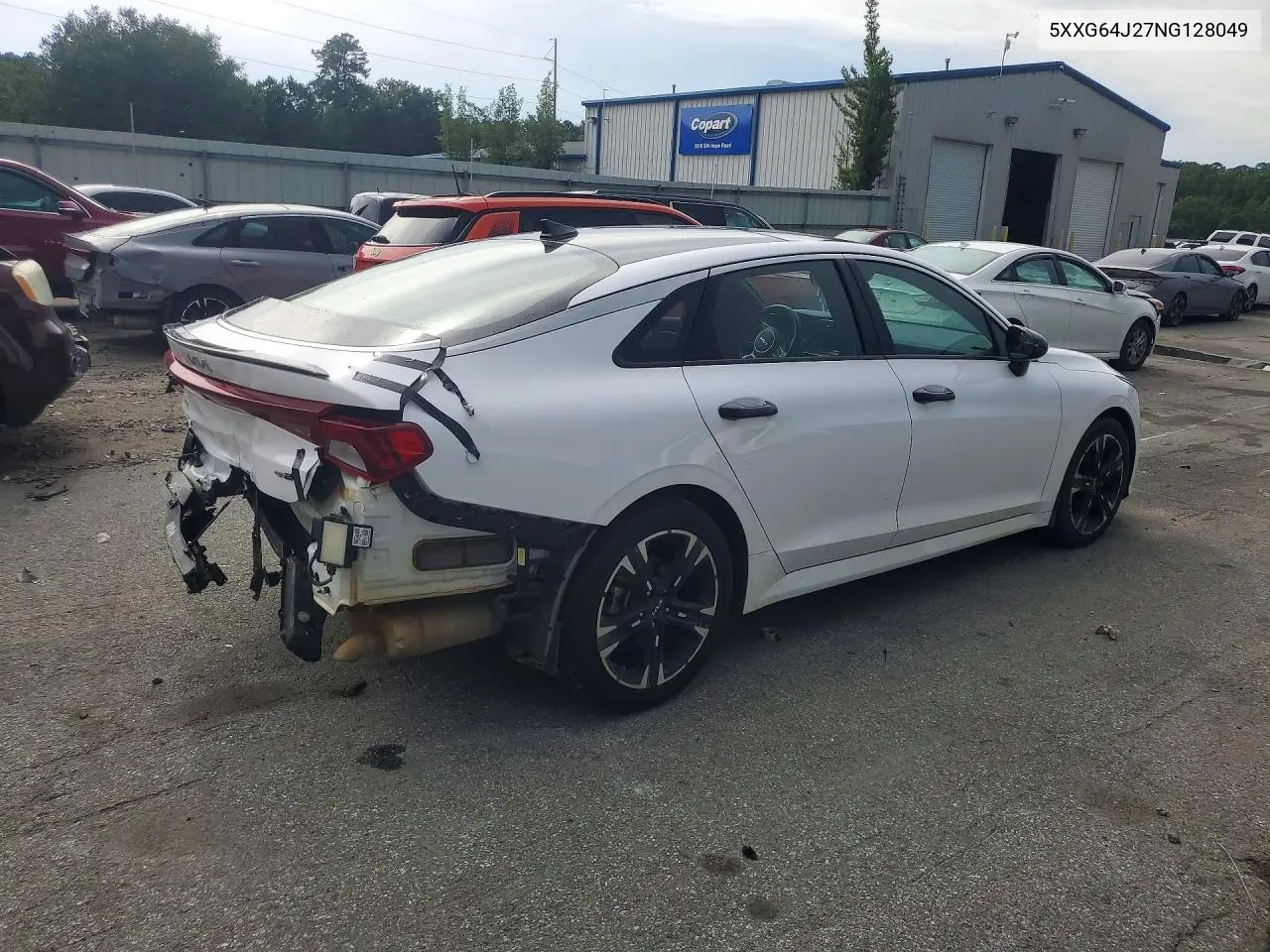 2022 Kia K5 Gt Line VIN: 5XXG64J27NG128049 Lot: 57868446