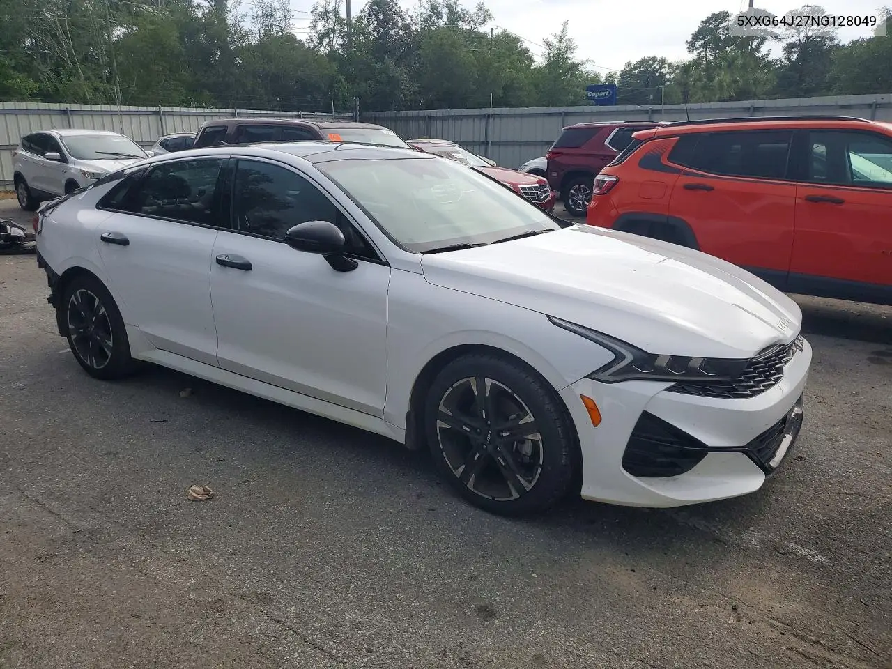 2022 Kia K5 Gt Line VIN: 5XXG64J27NG128049 Lot: 57868446