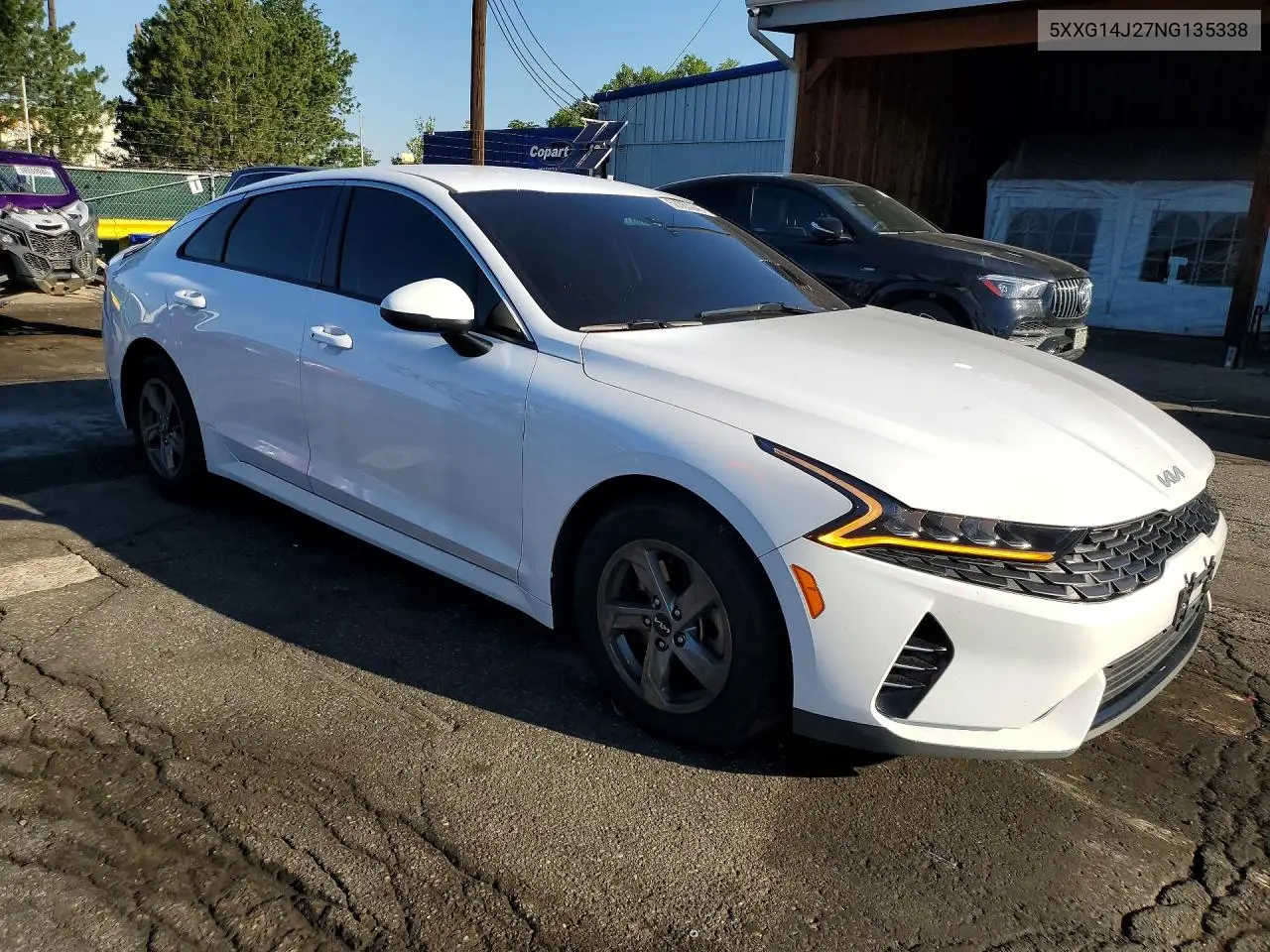 2022 Kia K5 Lxs VIN: 5XXG14J27NG135338 Lot: 58787246