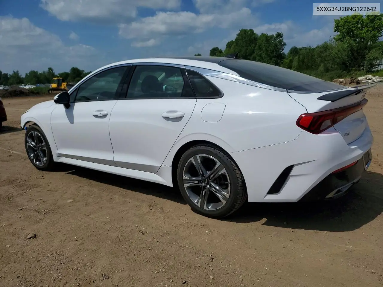 2022 Kia K5 Ex VIN: 5XXG34J28NG122642 Lot: 58897266