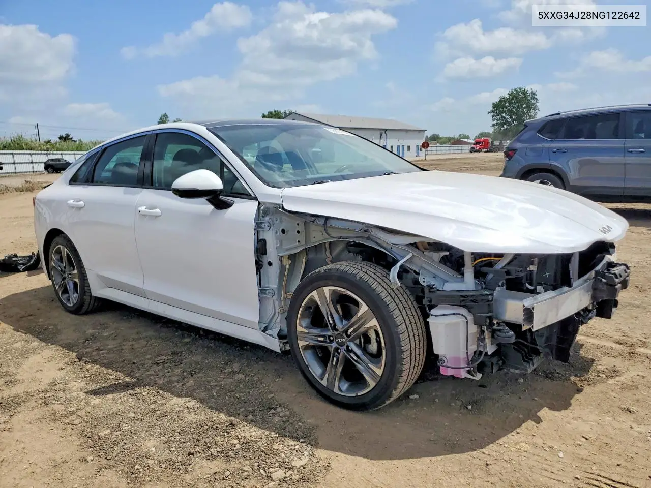 2022 Kia K5 Ex VIN: 5XXG34J28NG122642 Lot: 58897266