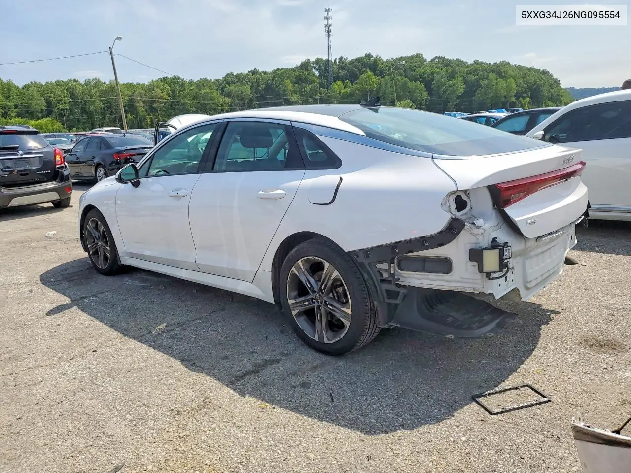 2022 Kia K5 Ex VIN: 5XXG34J26NG095554 Lot: 60383476