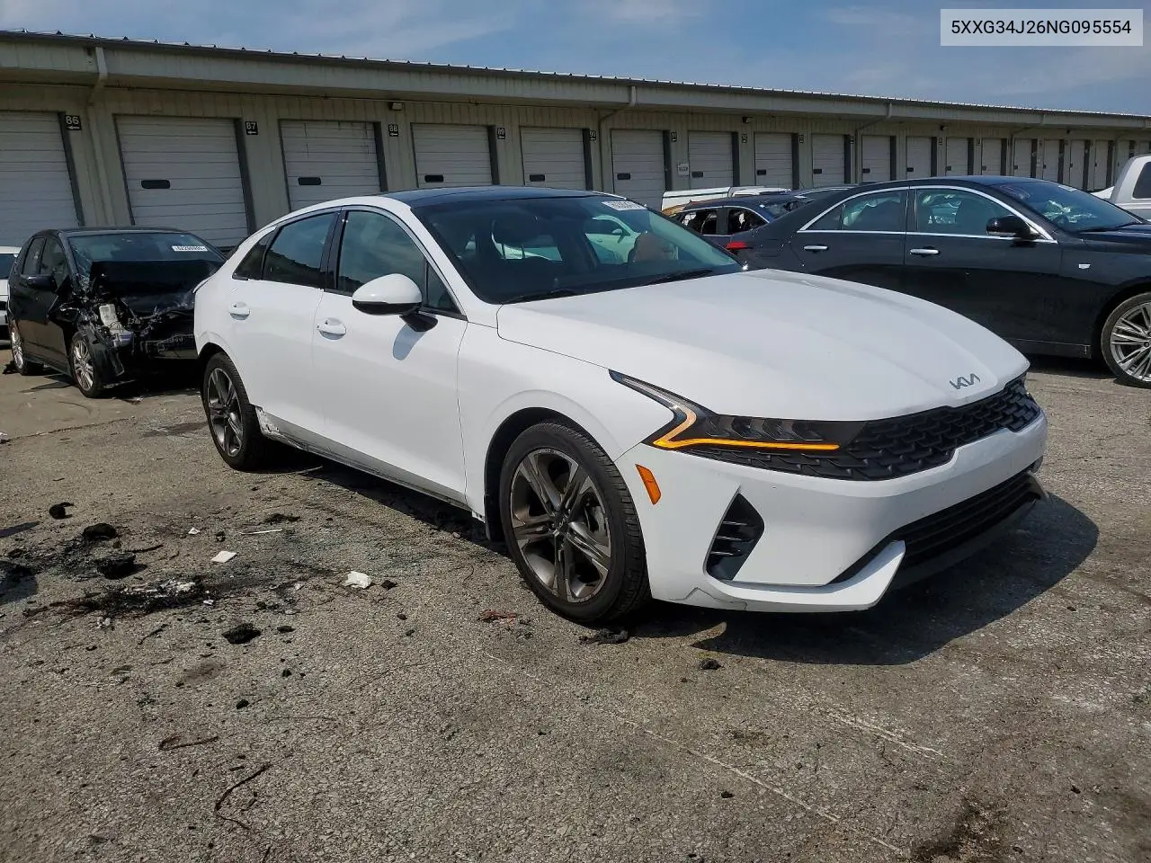 2022 Kia K5 Ex VIN: 5XXG34J26NG095554 Lot: 60383476