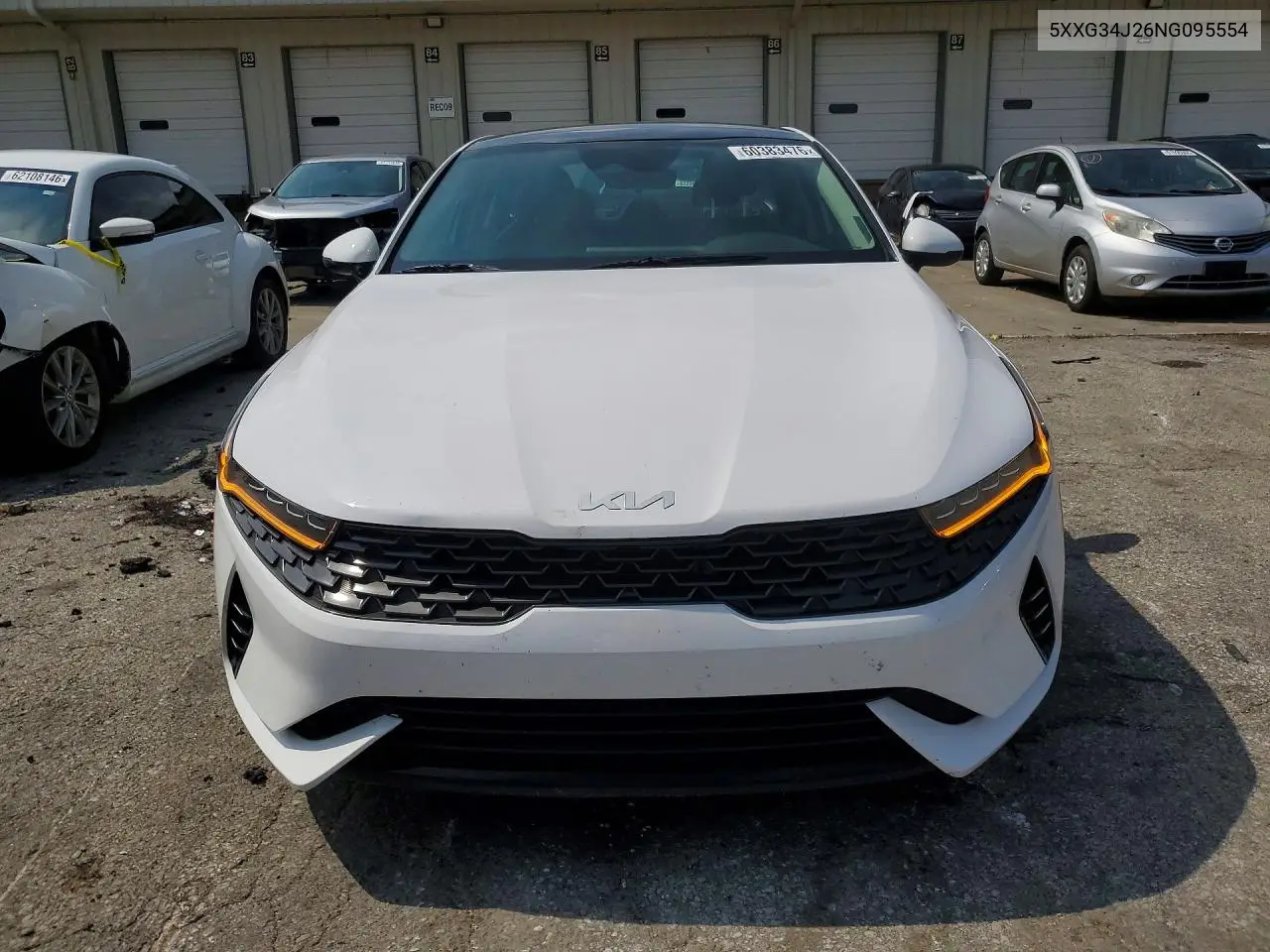 2022 Kia K5 Ex VIN: 5XXG34J26NG095554 Lot: 60383476
