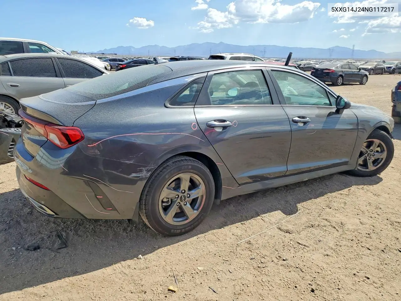 2022 Kia K5 Lxs VIN: 5XXG14J24NG117217 Lot: 60998926