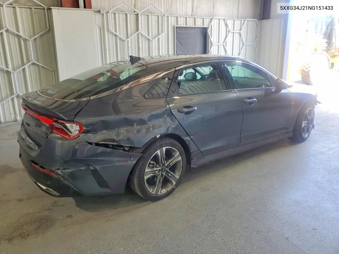 2022 Kia K5 Ex VIN: 5XXG34J21NG151433 Lot: 61340426