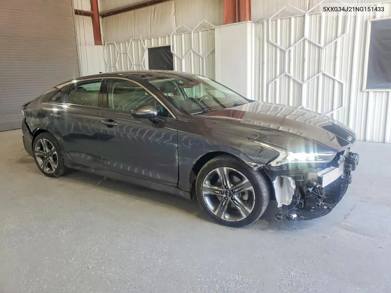 2022 Kia K5 Ex VIN: 5XXG34J21NG151433 Lot: 61340426