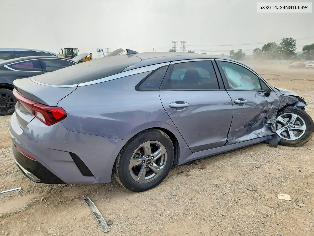 2022 Kia K5 Lxs VIN: 5XXG14J24NG106394 Lot: 61341626