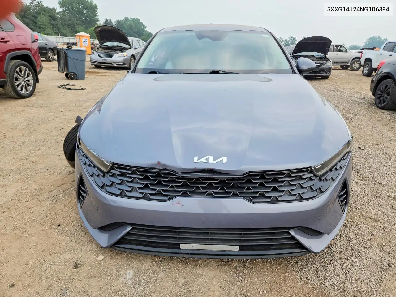 2022 Kia K5 Lxs VIN: 5XXG14J24NG106394 Lot: 61341626