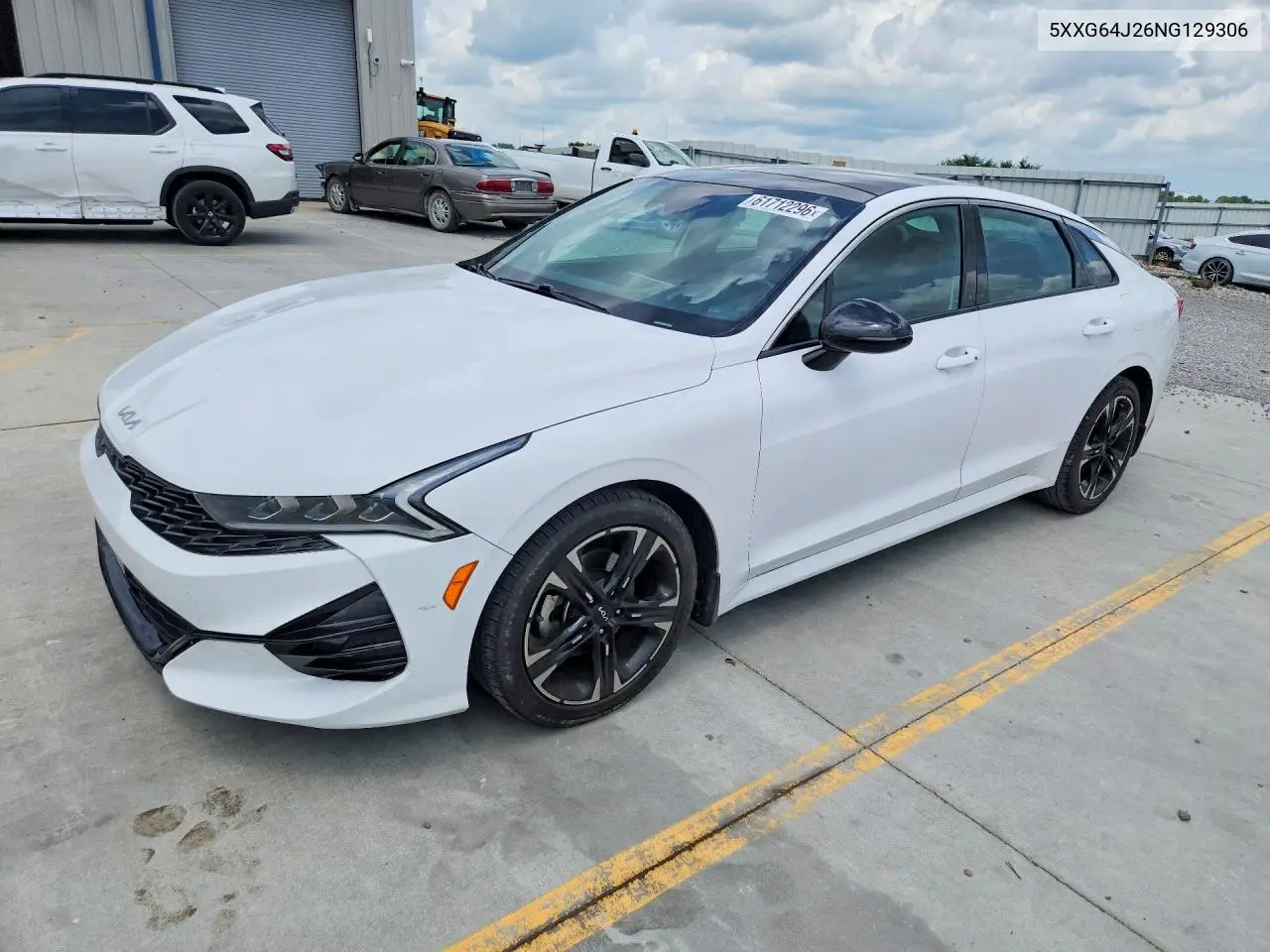 2022 Kia K5 VIN: 5XXG64J26NG129306 Lot: 61712296